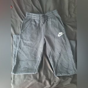 Boys Black Nike Sweatpants